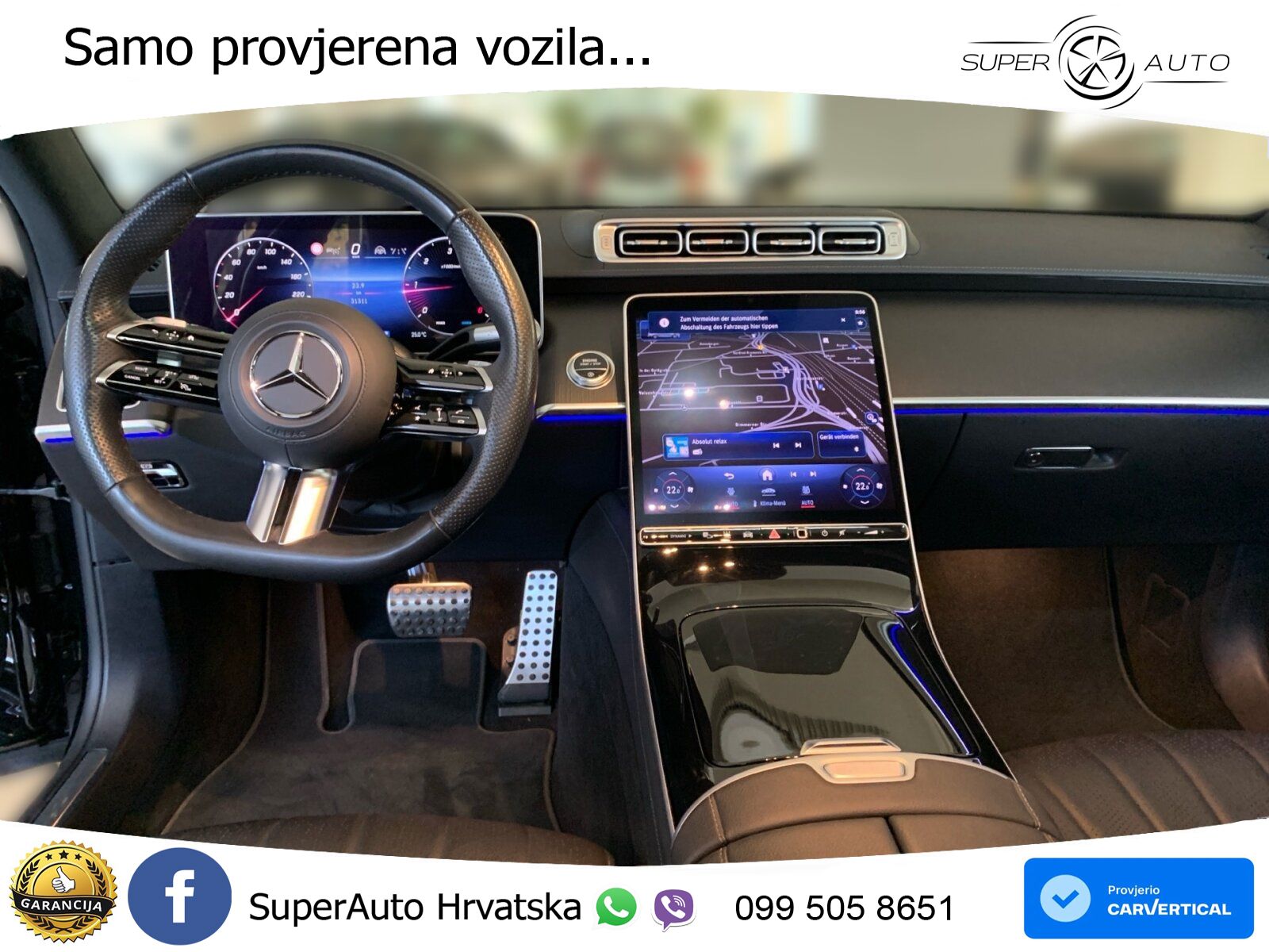 Mercedes S 450d (367 KS) EQ Boost 4MATIC 9G-TRONIC AMG ACC+HEAD+GR SJED+360+PANO