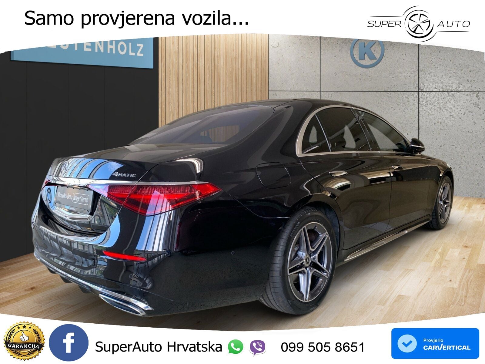 Mercedes S 450d (367 KS) EQ Boost 4MATIC 9G-TRONIC AMG ACC+HEAD+GR SJED+360+PANO