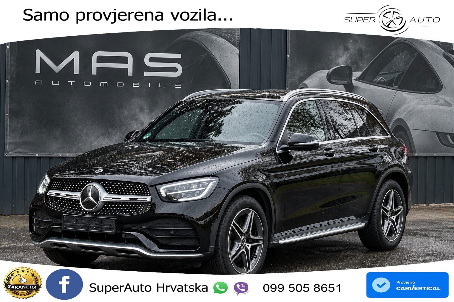 Mercedes GLC 220d (194 KS) 4MATIC G-TRONIC AMG LED+GR SJED+ACC