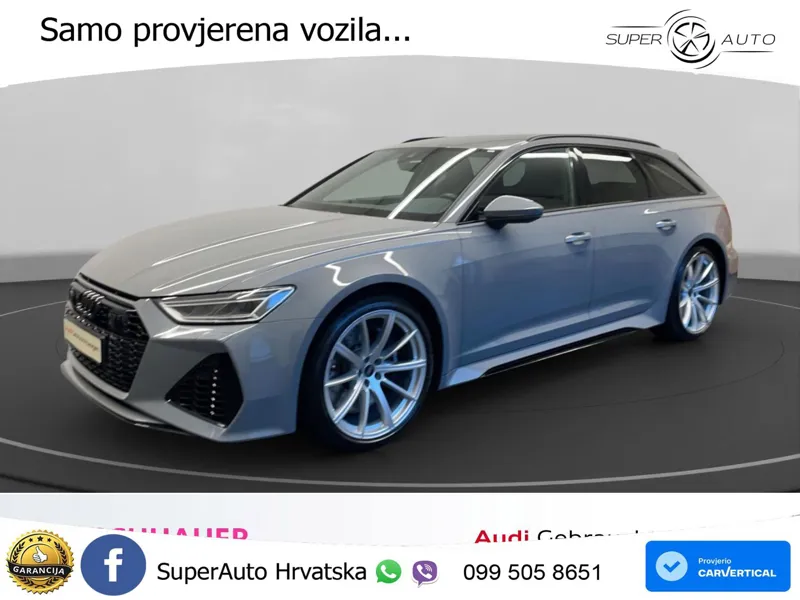 Audi RS6 Avant 4.0 TFSI V8 (600 KS) quattro Tiptronic ZRAČNI+ACC+GR SJED+KAM