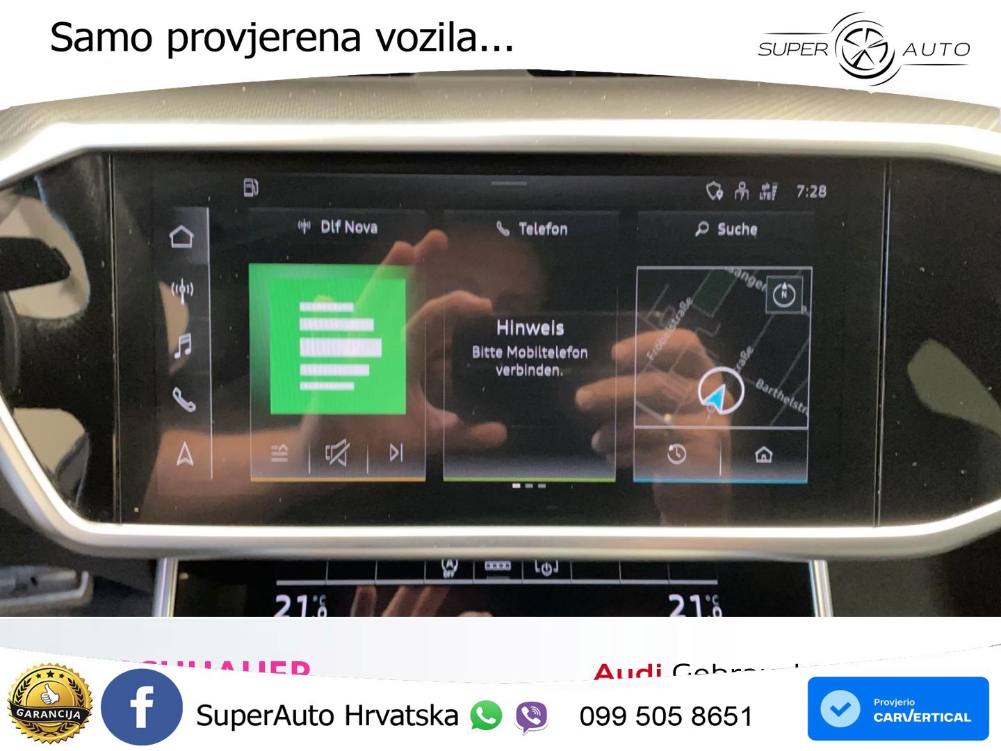 Audi RS6 Avant 4.0 TFSI V8 (600 KS) quattro Tiptronic ZRAČNI+ACC+GR SJED+KAM