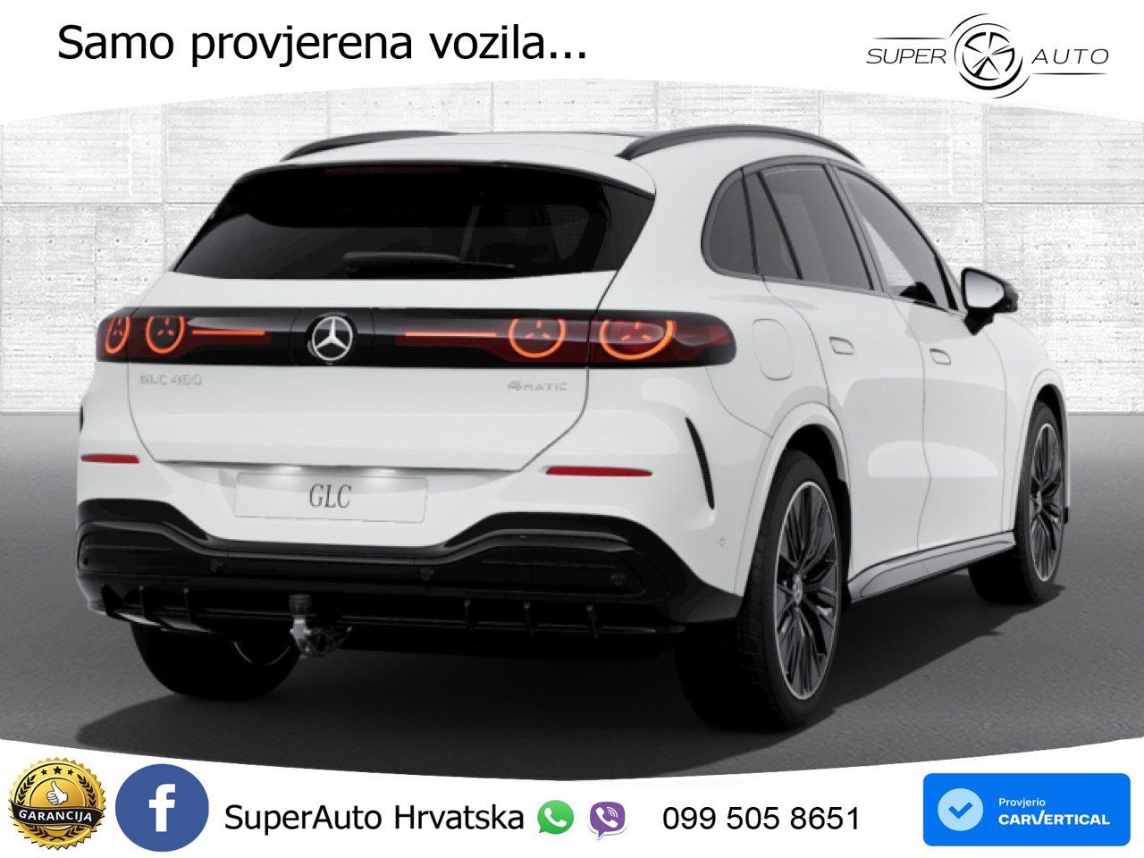 Mercedes GLC 400 94 kWh (489 KS) 4MATIC EQ Technology AMG LED+GR SJED+ACC