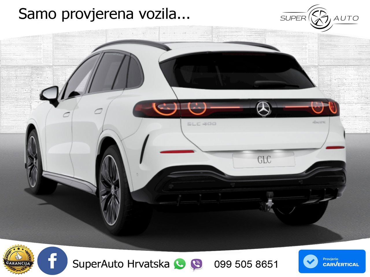 Mercedes GLC 400 94 kWh (489 KS) 4MATIC EQ Technology AMG LED+GR SJED+ACC