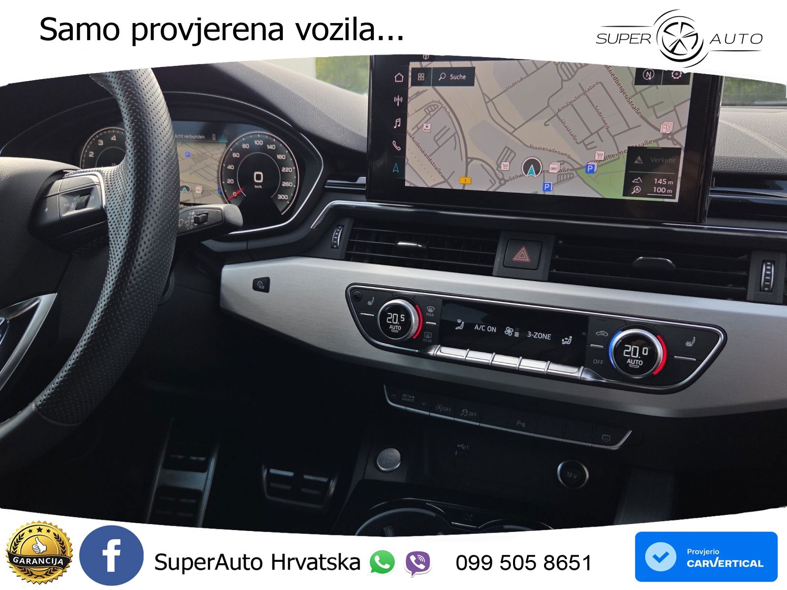 Audi A5 Sportback  40 TFSI (204 KS) quattro S tronic S line LED+GR SJED+ACC