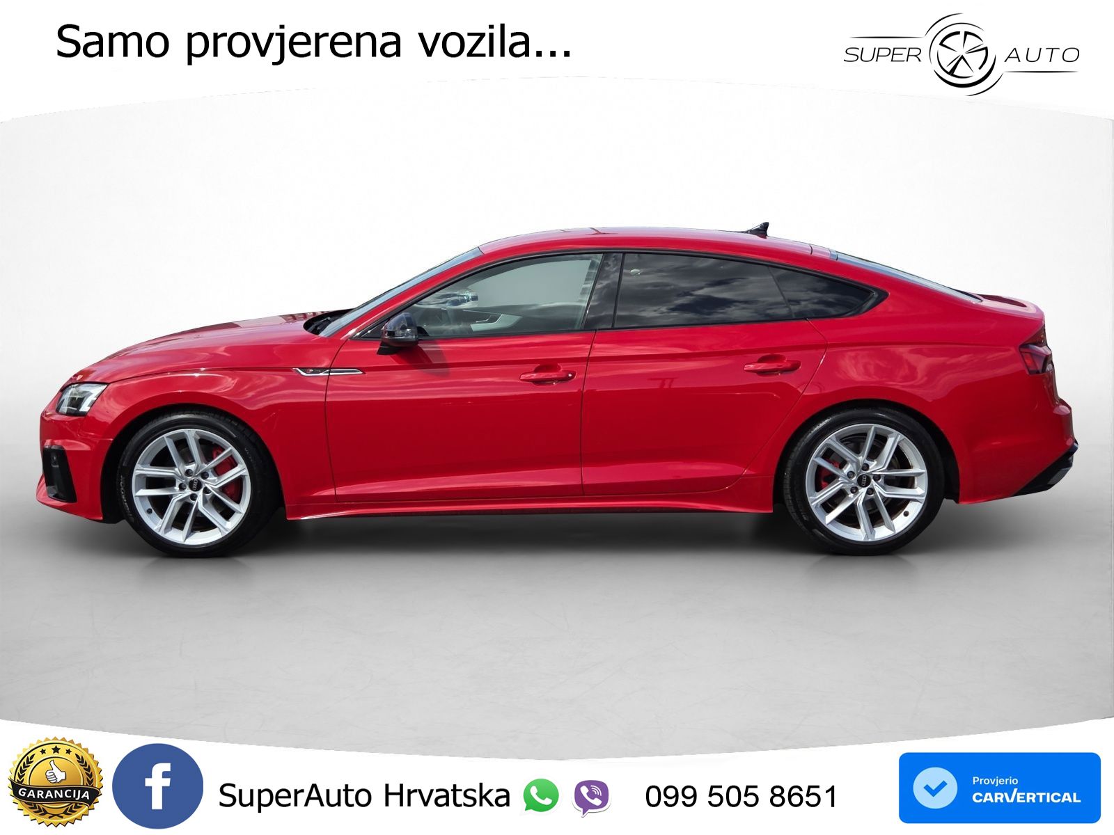 Audi A5 Sportback  40 TFSI (204 KS) quattro S tronic S line LED+GR SJED+ACC