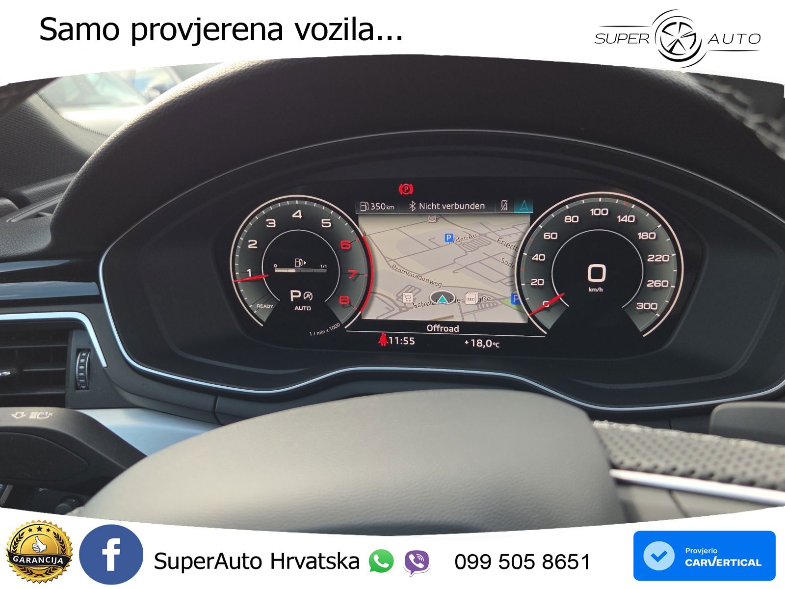 Audi A5 Sportback  40 TFSI (204 KS) quattro S tronic S line LED+GR SJED+ACC