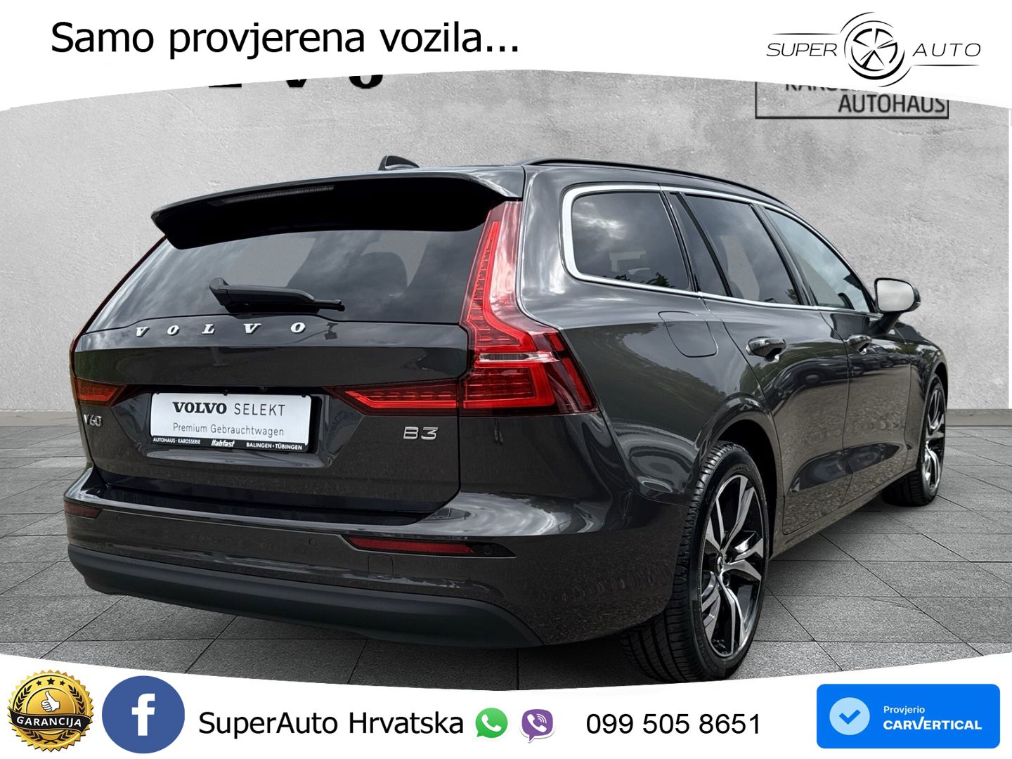 Volvo V60 2.0 B3 DCT LED+GR SJED+ACC