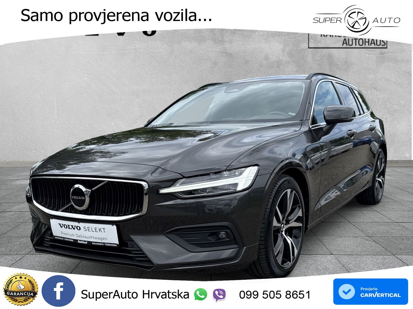Volvo V60 2.0 B3 DCT LED+GR SJED+ACC