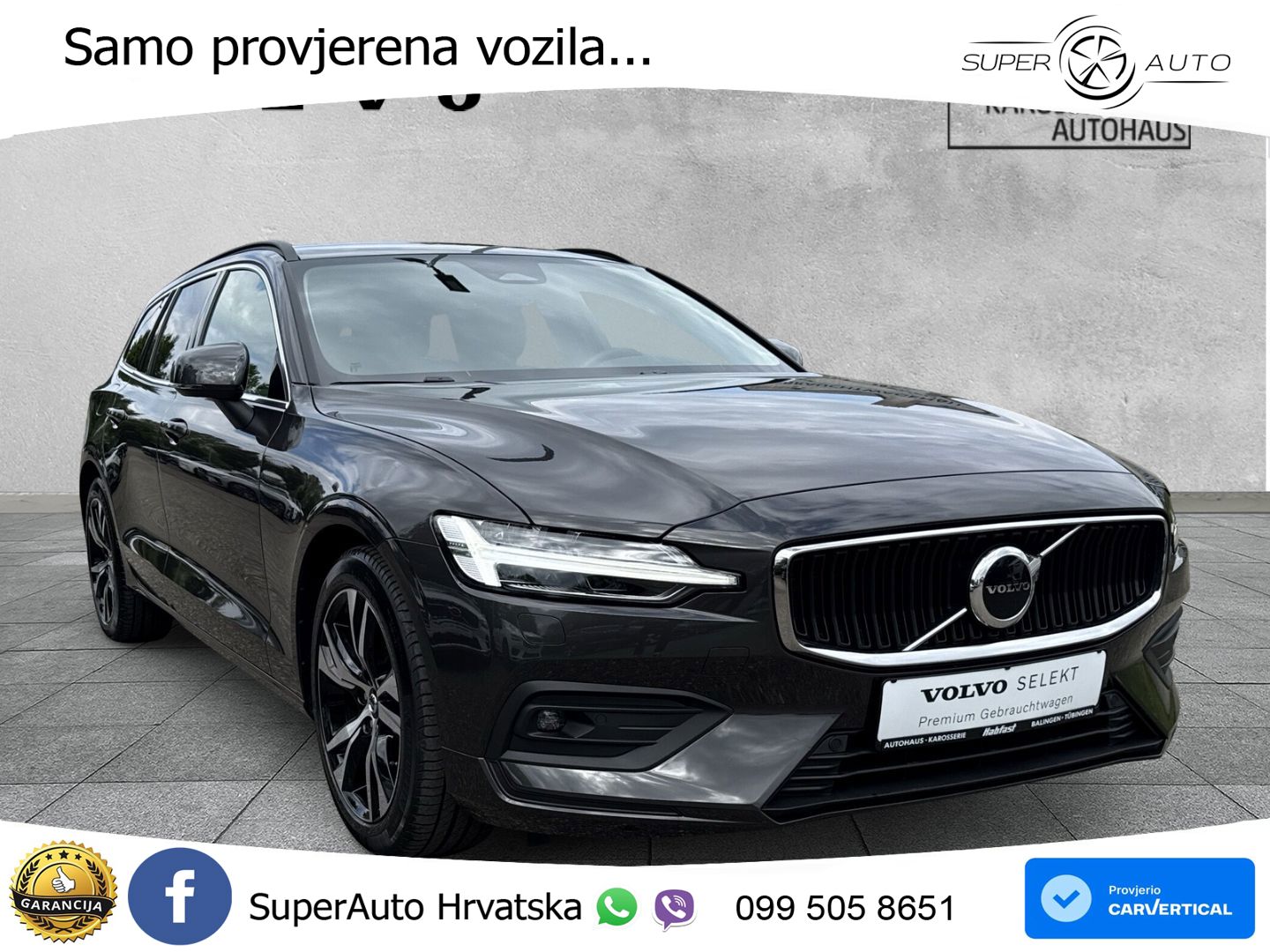 Volvo V60 2.0 B3 DCT LED+GR SJED+ACC
