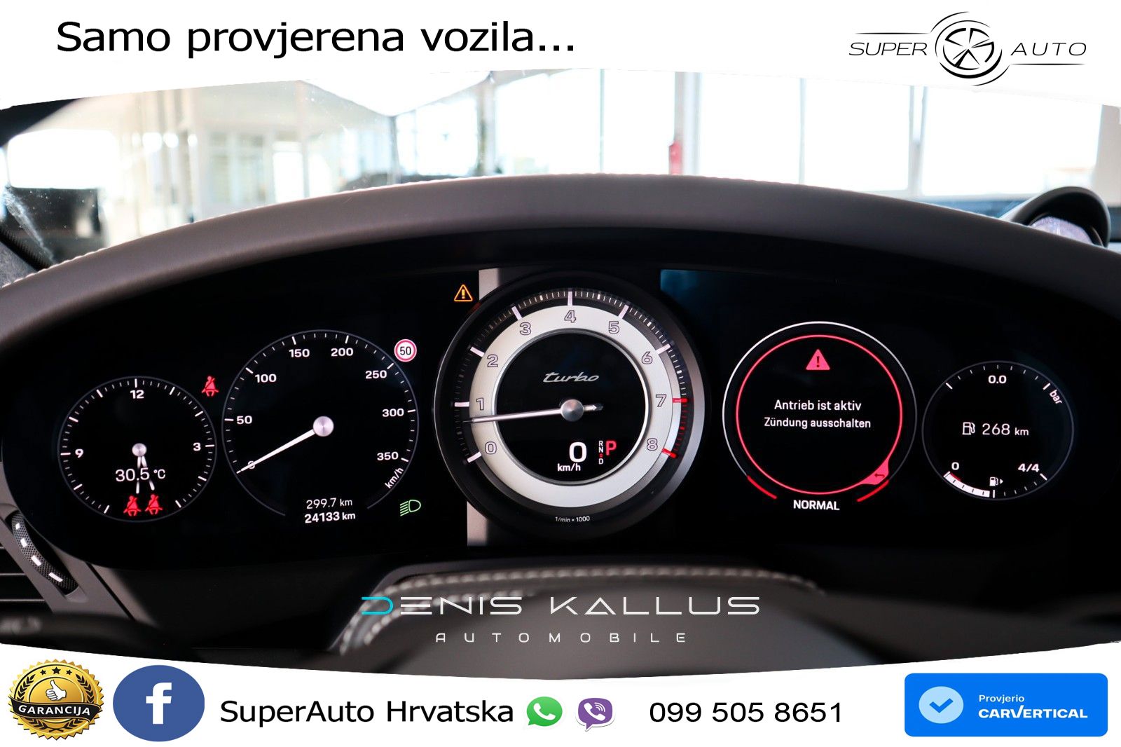 Porsche 911 Turbo 3.8 (580 KS) PDK MATRIX+GR SJED+KAM