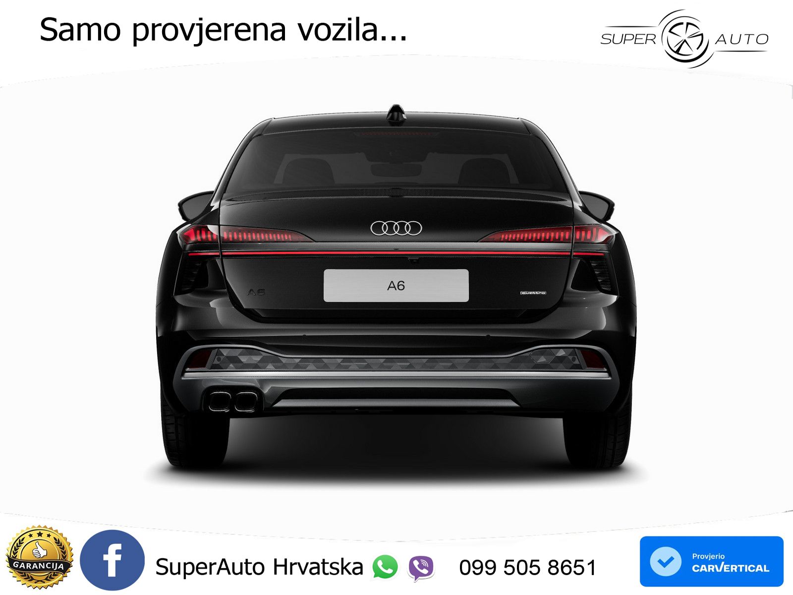 Audi A6 2.0 TDI (204 KS) quattro S tronic S line LED+GR SJED+ACC