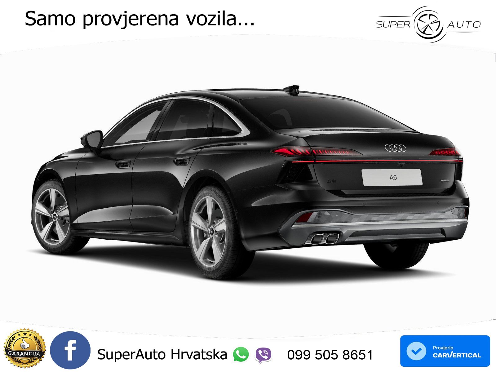 Audi A6 2.0 TDI (204 KS) quattro S tronic S line LED+GR SJED+ACC