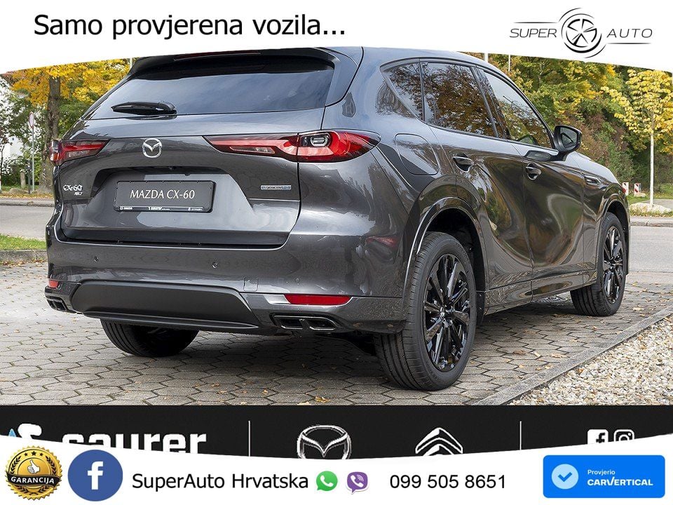 Mazda CX-60 2.5 e-Skyactiv (328 KS) AWD Automatic MATRIX+GR SJED+KAM