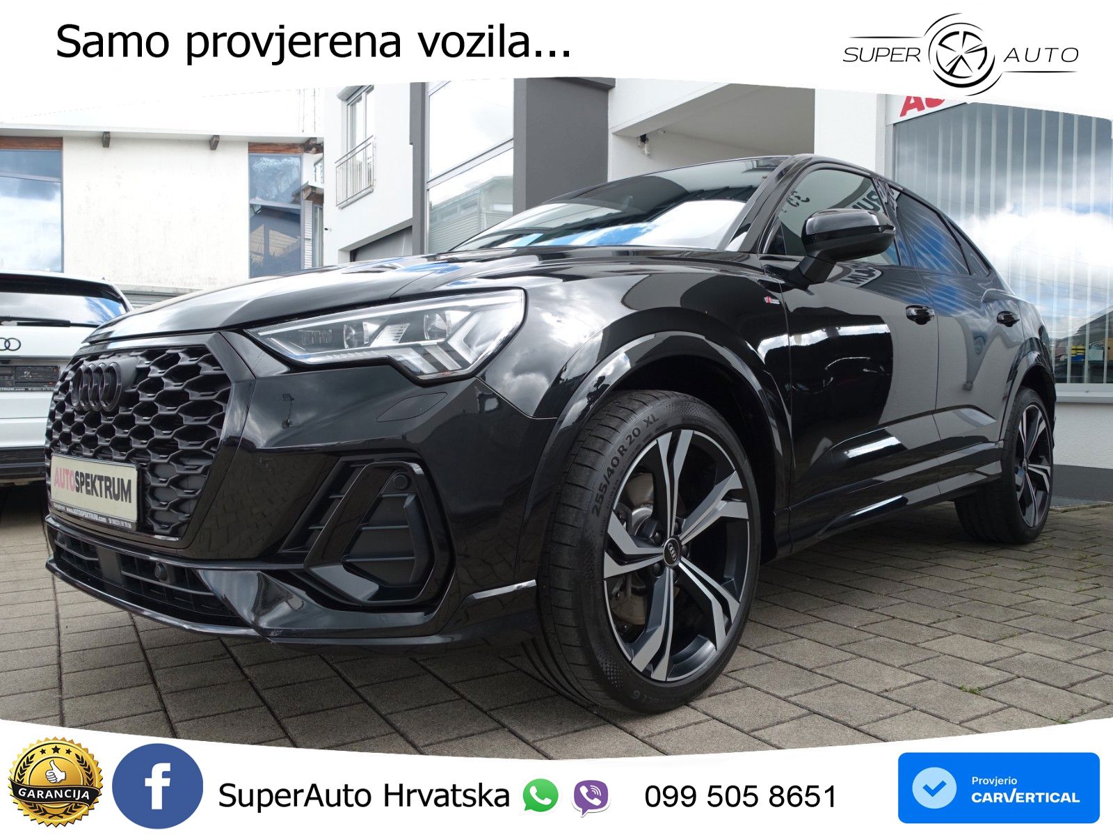 Audi Q3 Sportback 40 TDI (200 KS) quattro S tronic S line MATRIX+GR SJED+KAM