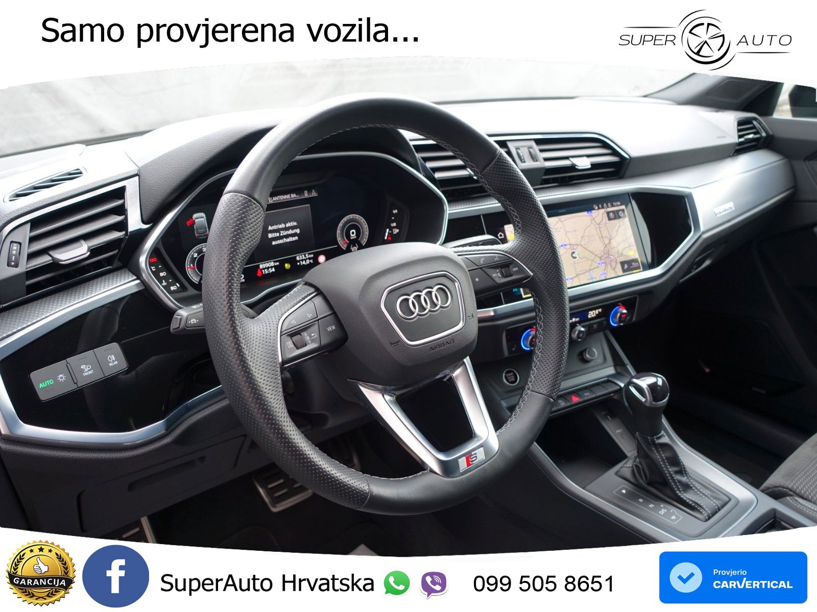 Audi Q3 Sportback 40 TDI (200 KS) quattro S tronic S line MATRIX+GR SJED+KAM