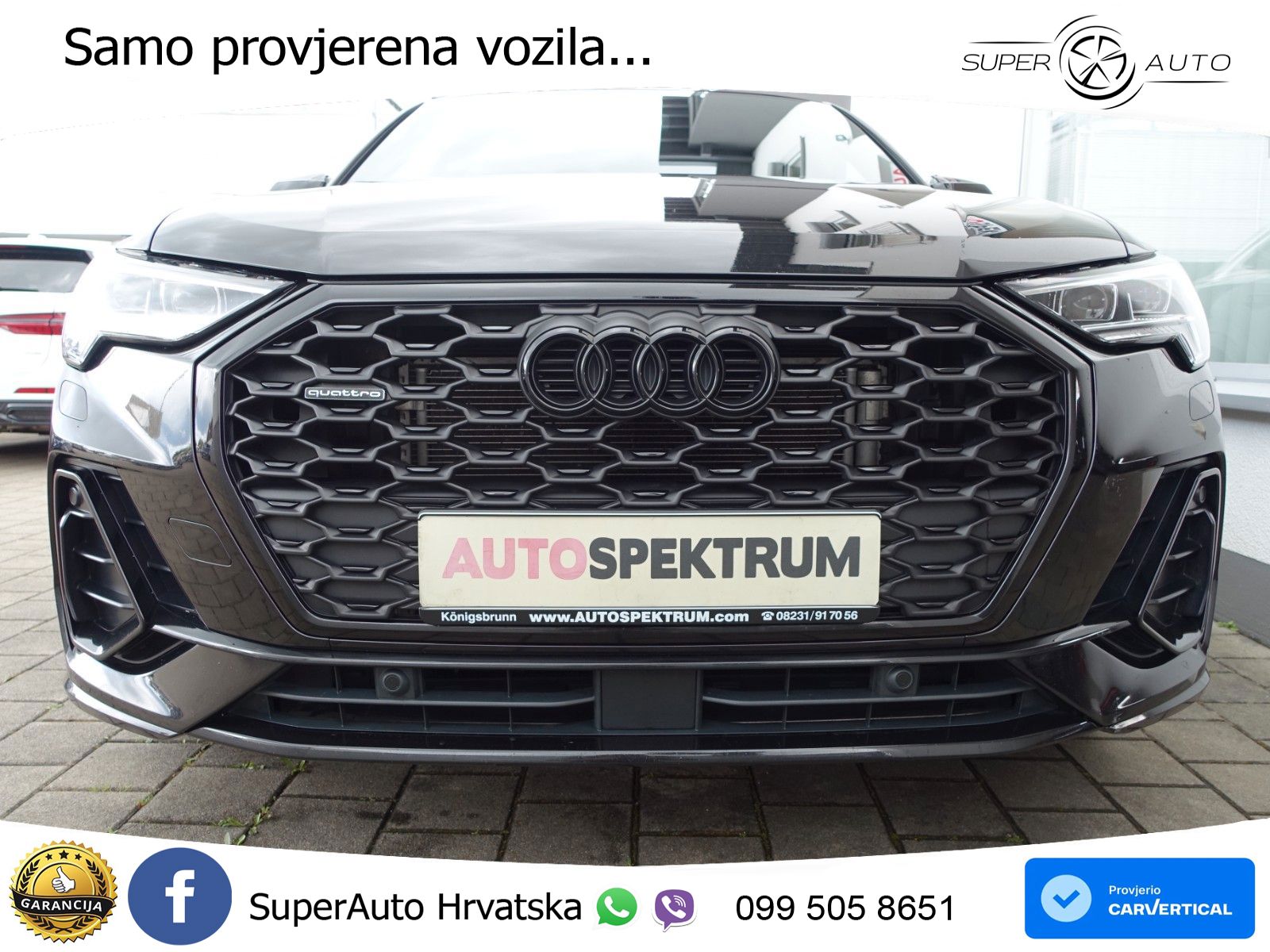 Audi Q3 Sportback 40 TDI (200 KS) quattro S tronic S line MATRIX+GR SJED+KAM