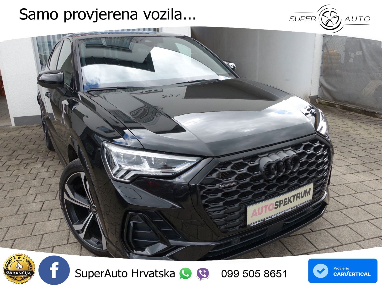 Audi Q3 Sportback 40 TDI (200 KS) quattro S tronic S line MATRIX+GR SJED+KAM