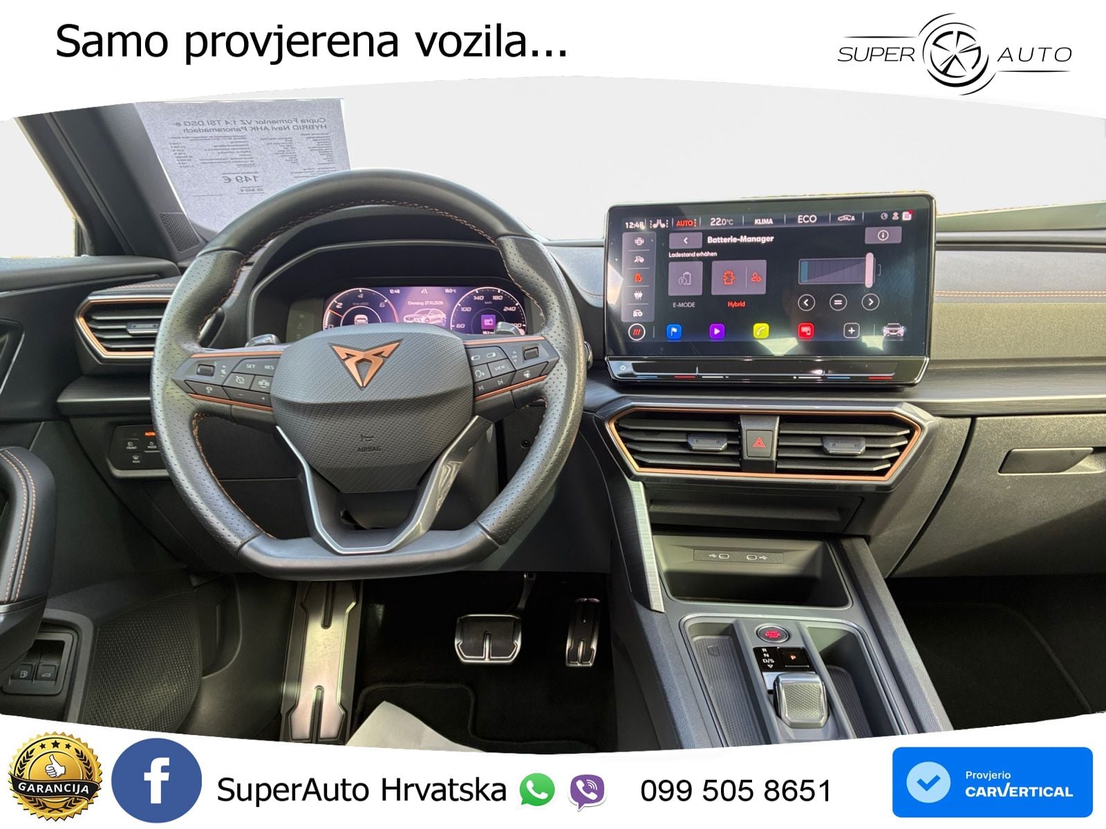 Cupra Formentor 1.4 TSI (245 KS) e-Hybrid DSG VZ LED+GR SJED+ACC