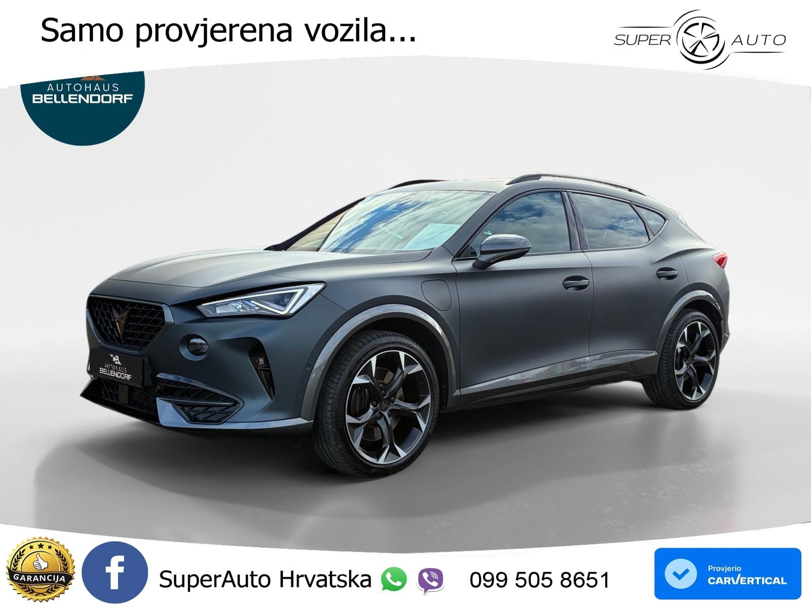 Cupra Formentor 1.4 TSI (245 KS) e-Hybrid DSG VZ LED+GR SJED+ACC