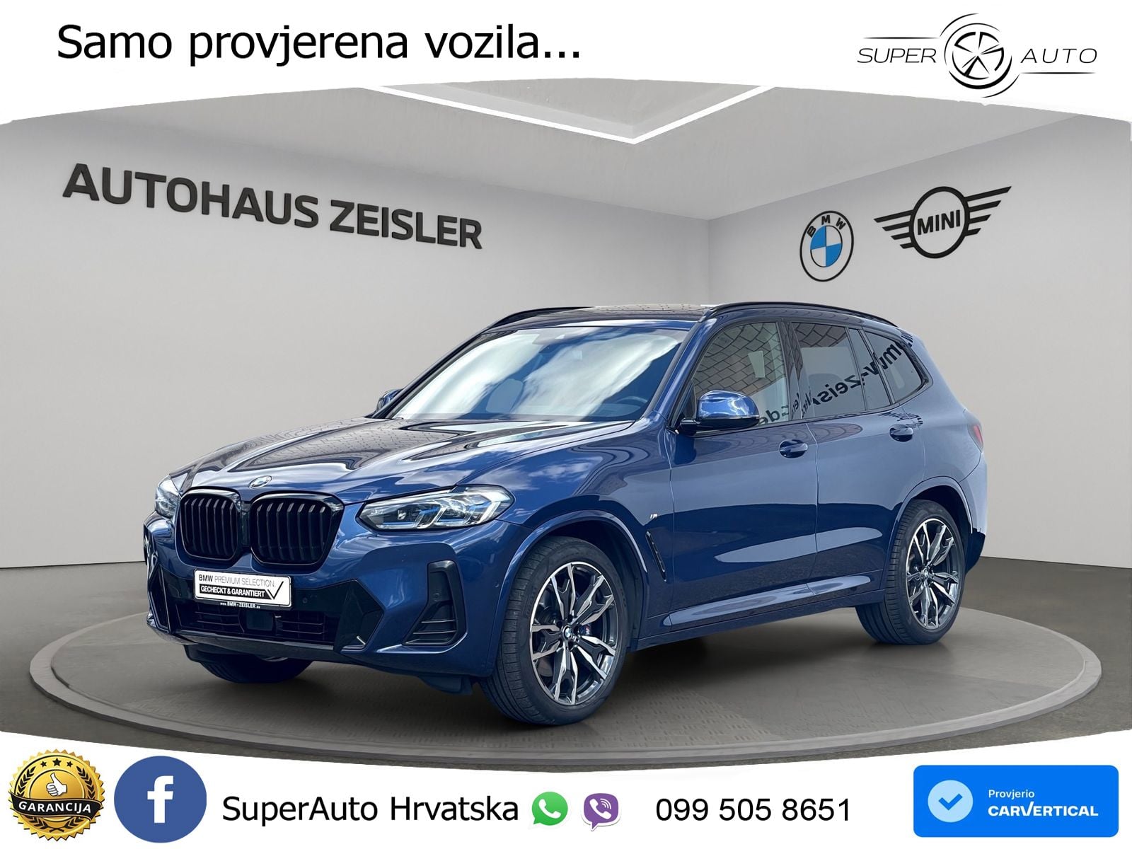 BMW X3 30d xDrive Steptronic M Sport LED+GR SJED+ACC