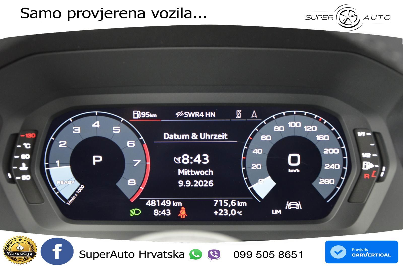 Audi A3 40 TFSI (190 KS) quattro S tronic