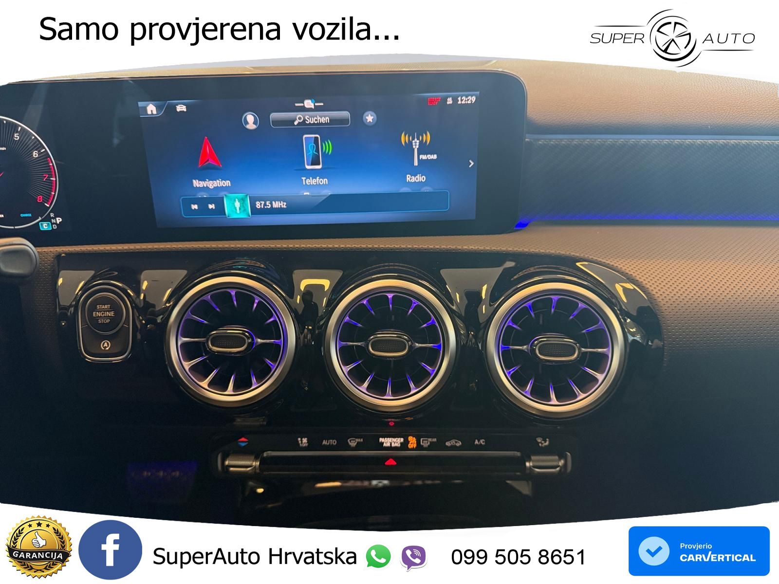 Mercedes-Benz A 200 7G-DCT LED+GR SJED+ACC