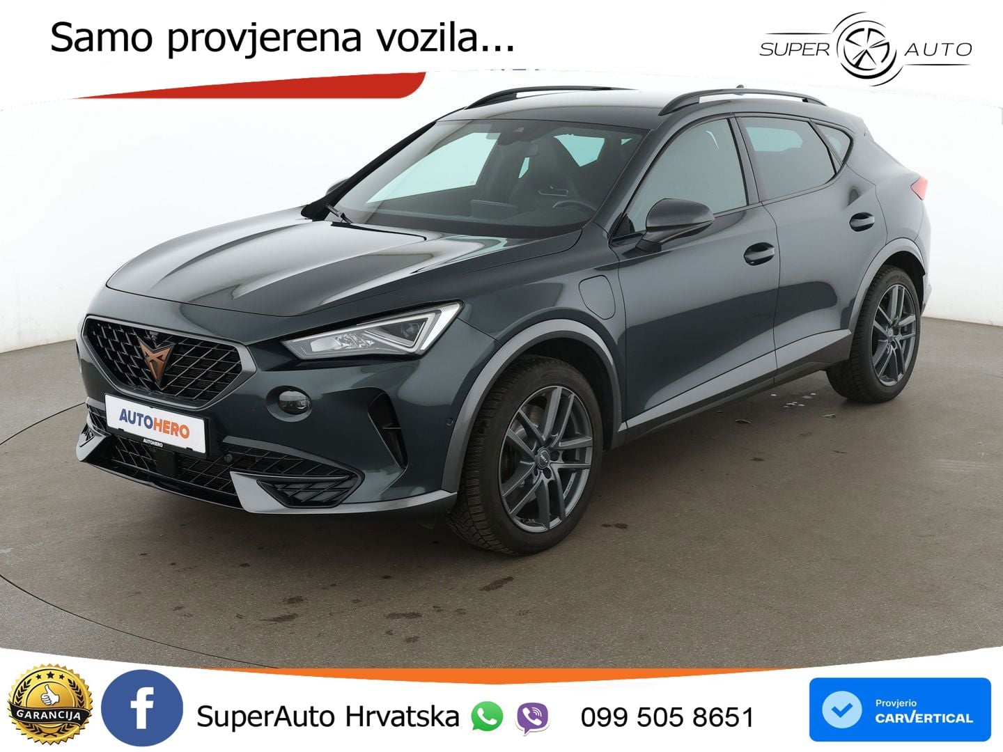 Cupra Formentor 1.4 TSI (245 KS) e-Hybrid DSG VZ LED+GR SJED+ACC