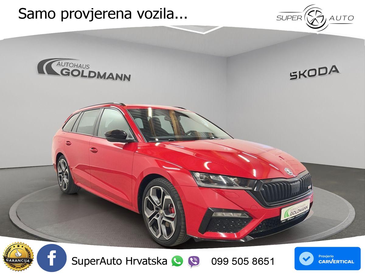 Škoda Octavia Combi RS 2.0 TDI (200 KS) DSG LED+GR SJED+ACC