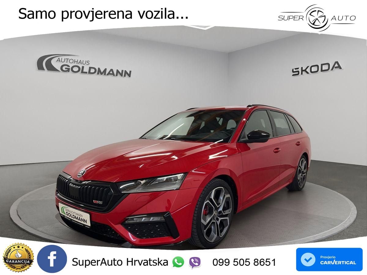 Škoda Octavia Combi RS 2.0 TDI (200 KS) DSG LED+GR SJED+ACC