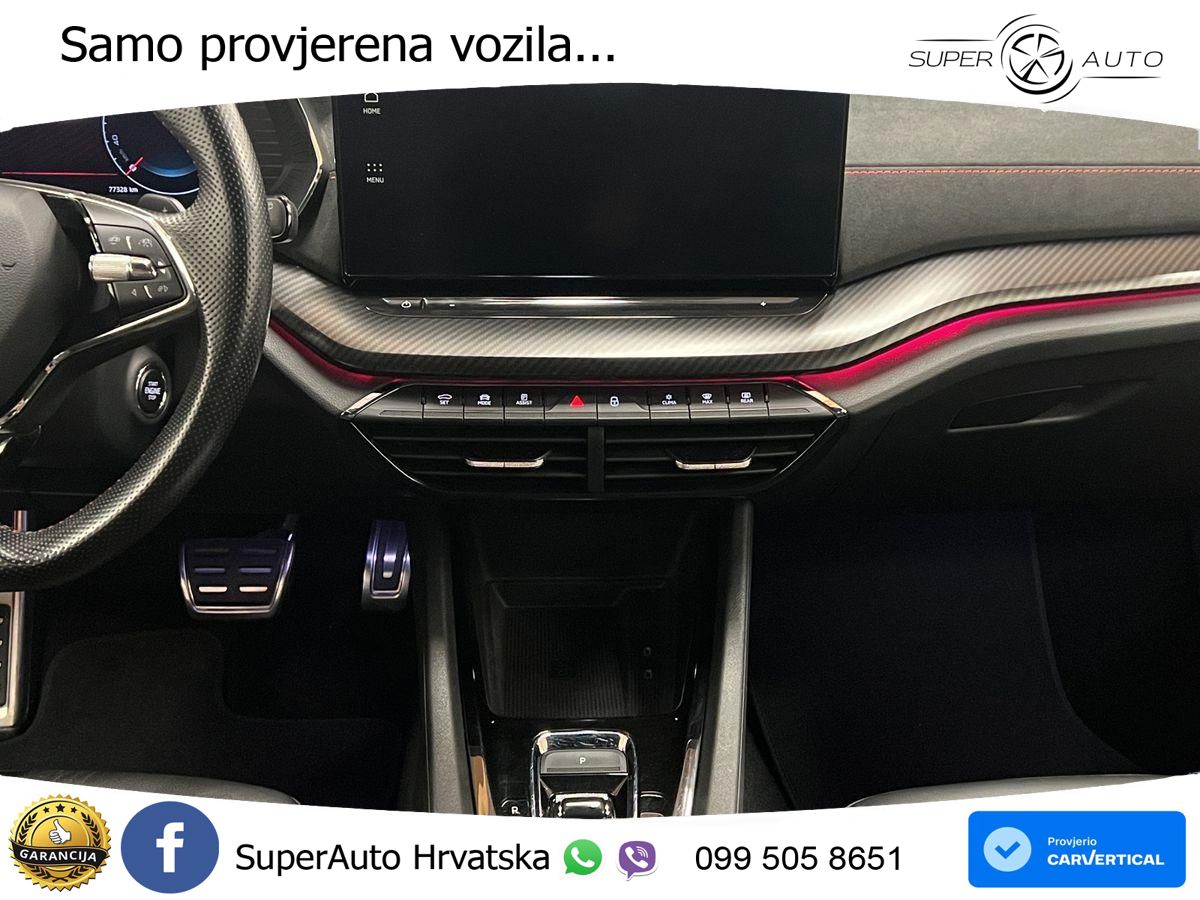 Škoda Octavia Combi RS 2.0 TDI (200 KS) DSG LED+GR SJED+ACC
