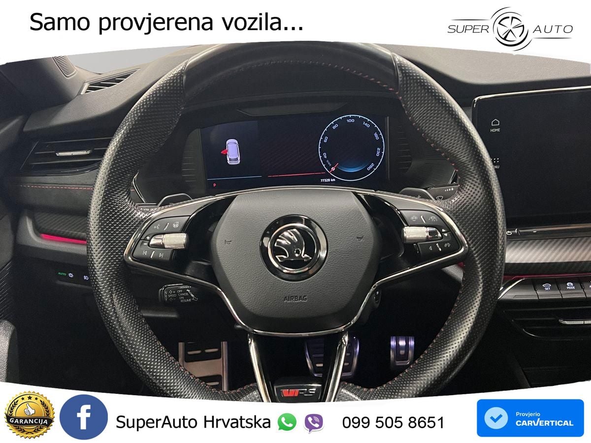 Škoda Octavia Combi RS 2.0 TDI (200 KS) DSG LED+GR SJED+ACC