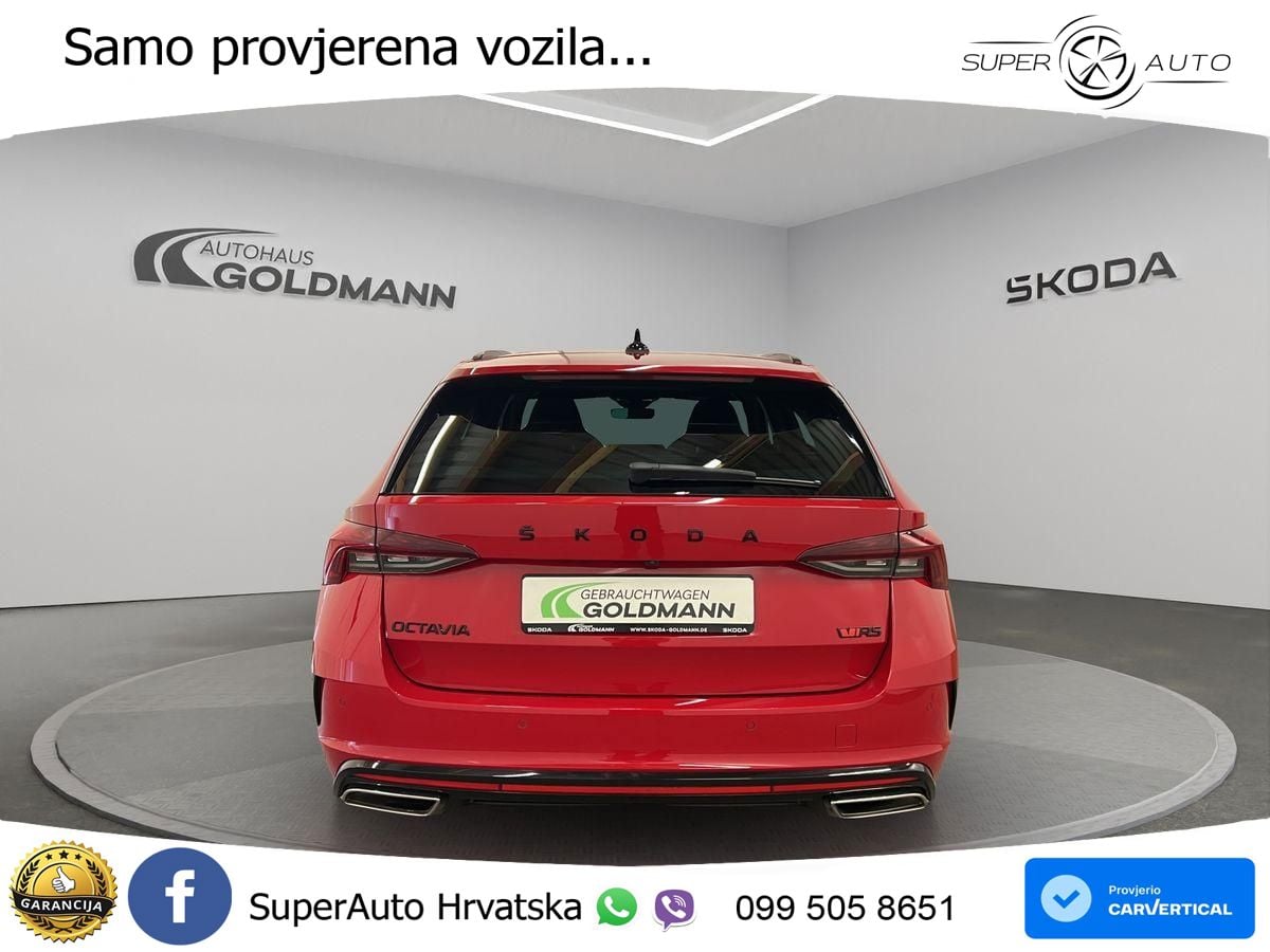 Škoda Octavia Combi RS 2.0 TDI (200 KS) DSG LED+GR SJED+ACC