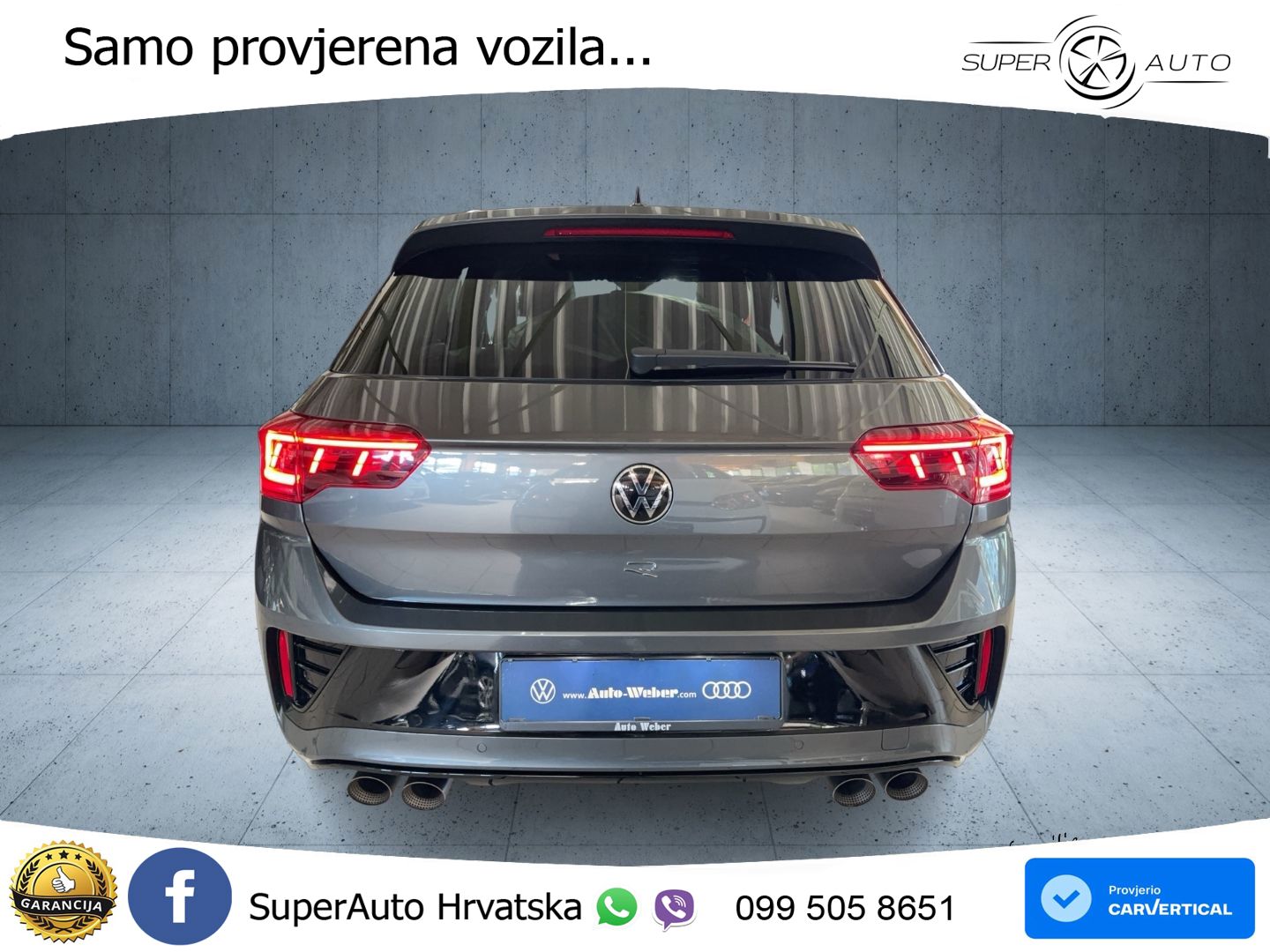 Volkswagen T-Roc I R 2.0 TSI (300 KS) OPF 4M DSG MATRIX+GR SJED+KAM
