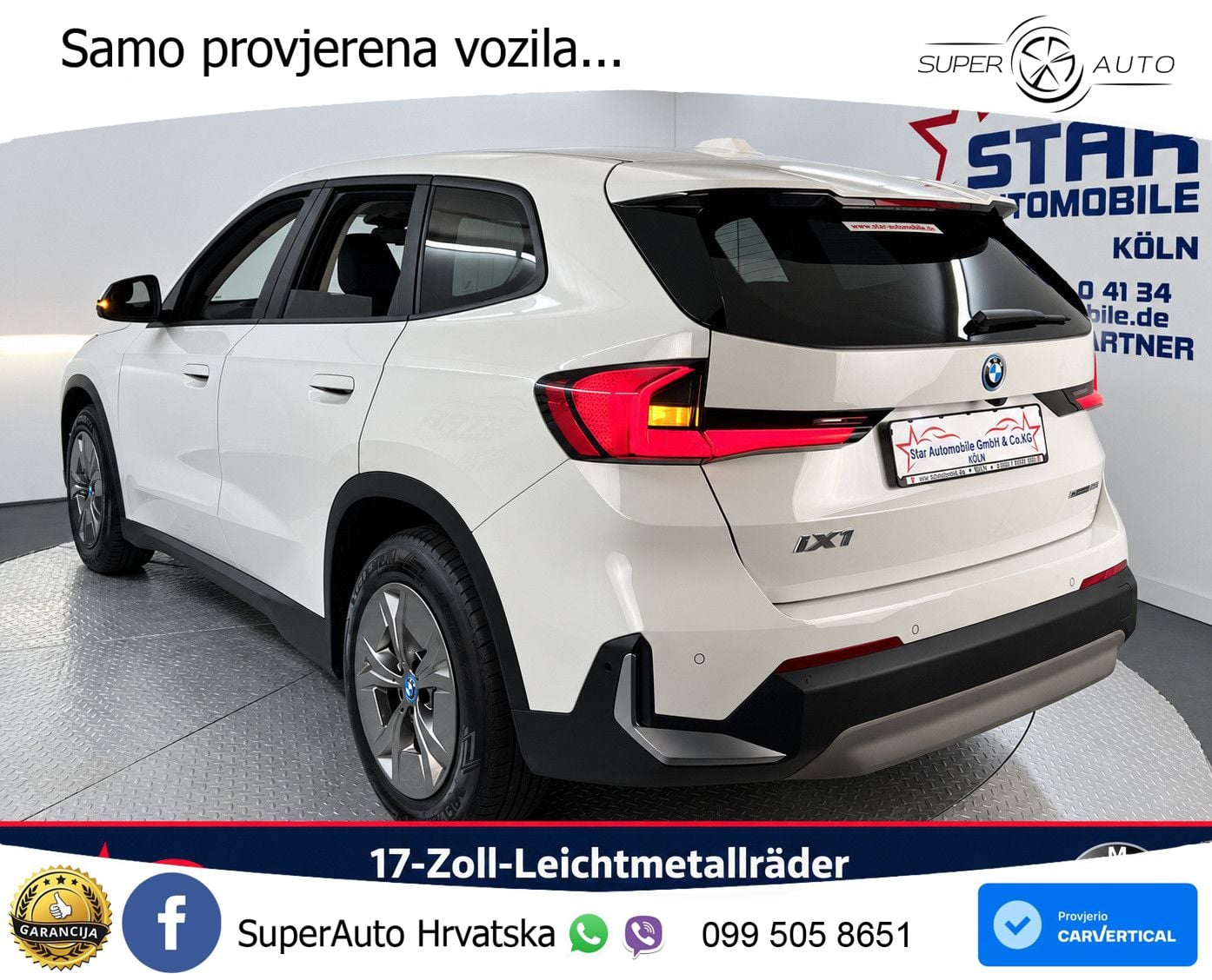 BMW iX1 66.5 kWh (204 KS) eDrive20 Innovationspaket LED+GR SJED+ACC