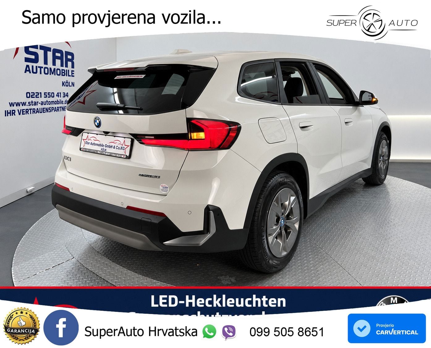 BMW iX1 66.5 kWh (204 KS) eDrive20 Innovationspaket LED+GR SJED+ACC