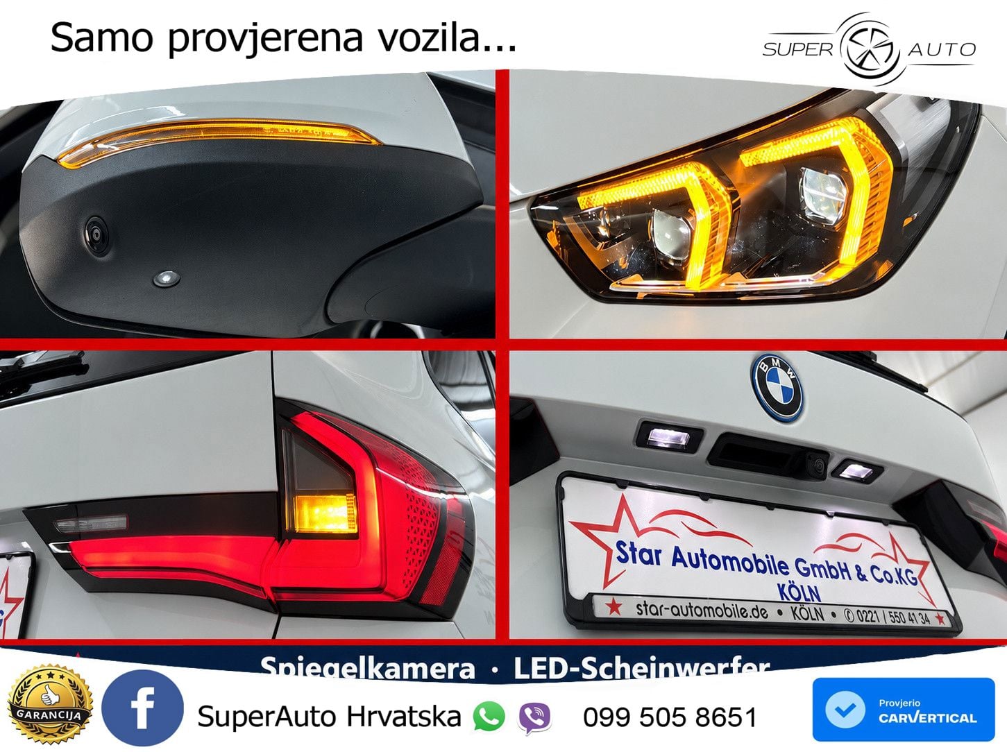 BMW iX1 66.5 kWh (204 KS) eDrive20 Innovationspaket LED+GR SJED+ACC