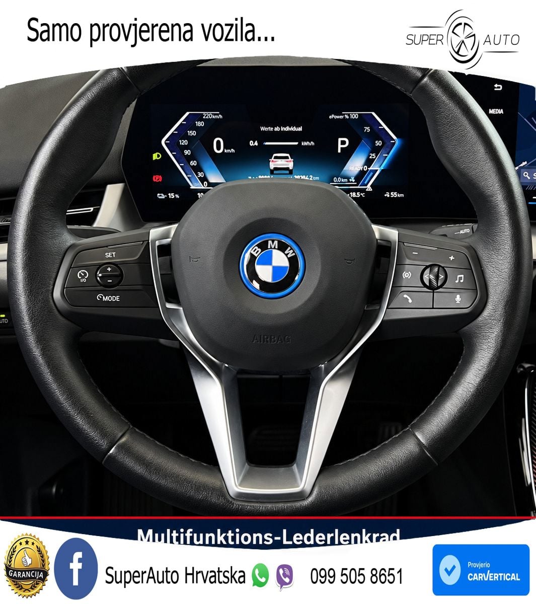 BMW iX1 66.5 kWh (204 KS) eDrive20 Innovationspaket LED+GR SJED+ACC