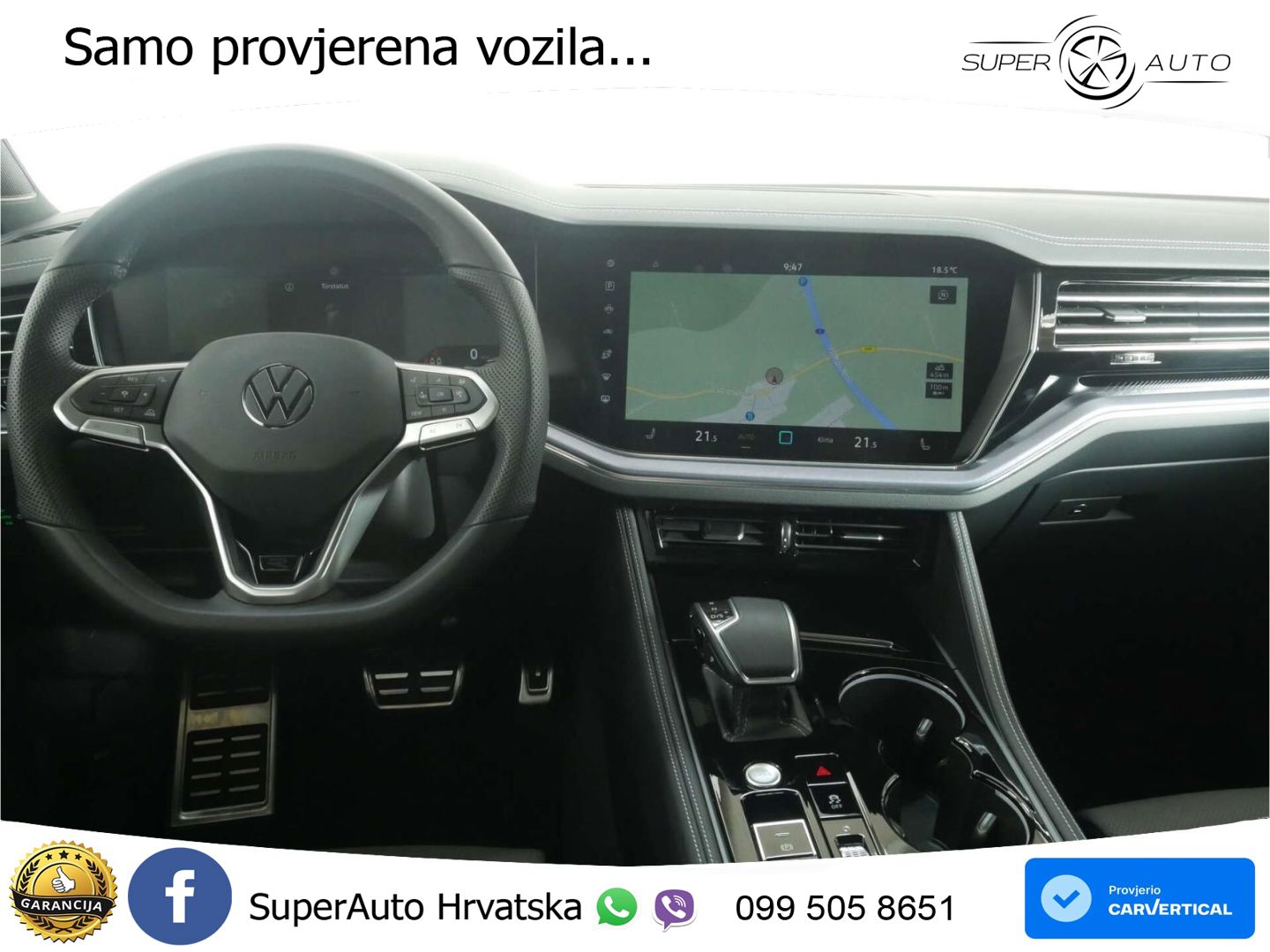 Volkswagen Touareg 3.0 V6 TDI (286 KS) 4MOTION Tiptronic ZRAČNI+ACC+GR SJED+KAM