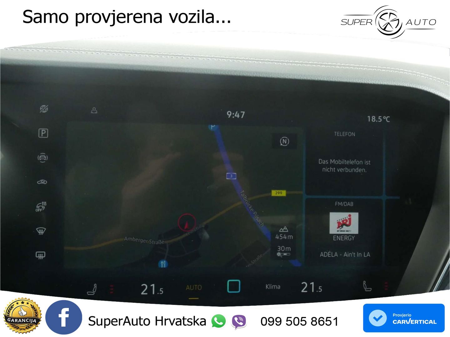Volkswagen Touareg 3.0 V6 TDI (286 KS) 4MOTION Tiptronic ZRAČNI+ACC+GR SJED+KAM