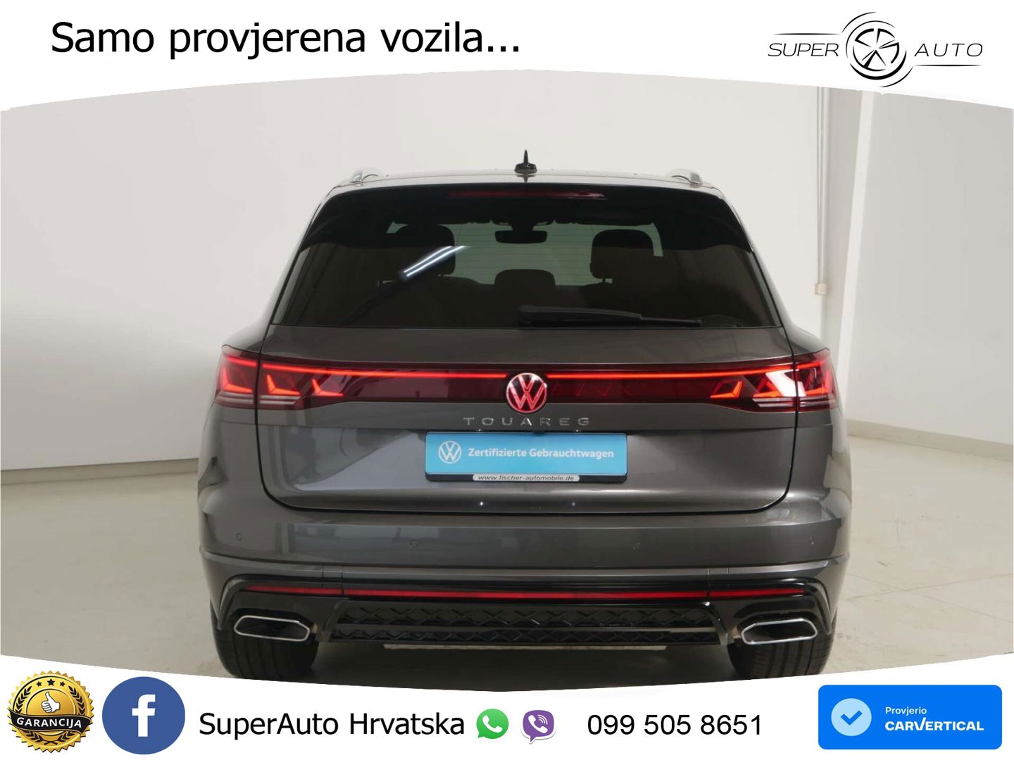 Volkswagen Touareg 3.0 V6 TDI (286 KS) 4MOTION Tiptronic ZRAČNI+ACC+GR SJED+KAM