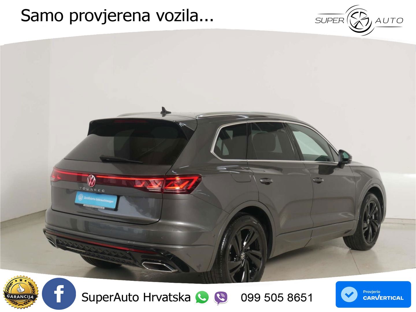 Volkswagen Touareg 3.0 V6 TDI (286 KS) 4MOTION Tiptronic ZRAČNI+ACC+GR SJED+KAM