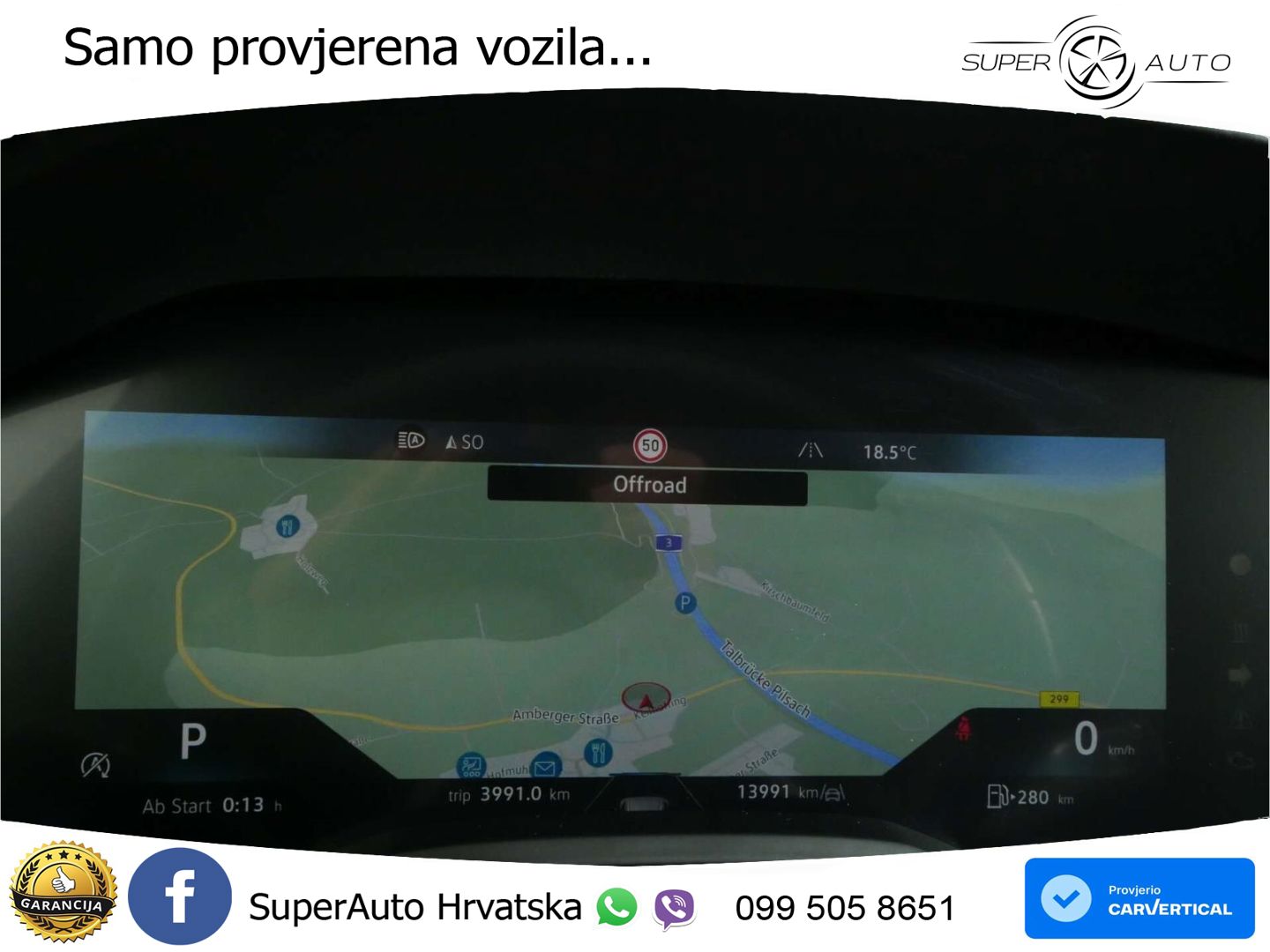 Volkswagen Touareg 3.0 V6 TDI (286 KS) 4MOTION Tiptronic ZRAČNI+ACC+GR SJED+KAM