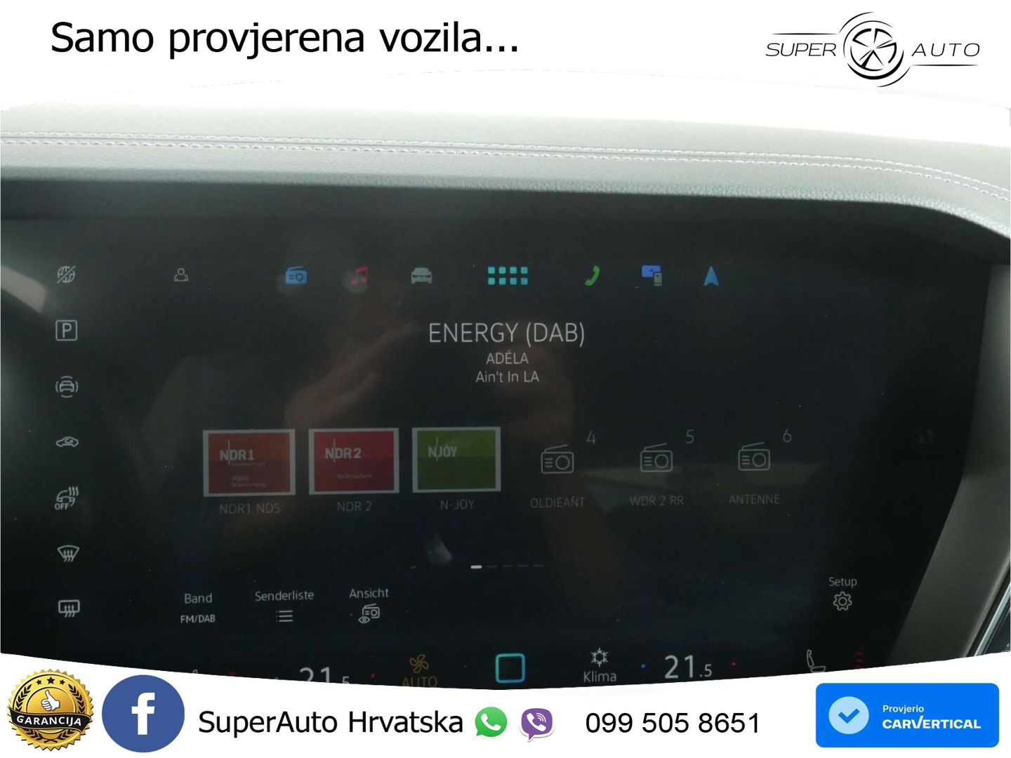 Volkswagen Touareg 3.0 V6 TDI (286 KS) 4MOTION Tiptronic ZRAČNI+ACC+GR SJED+KAM