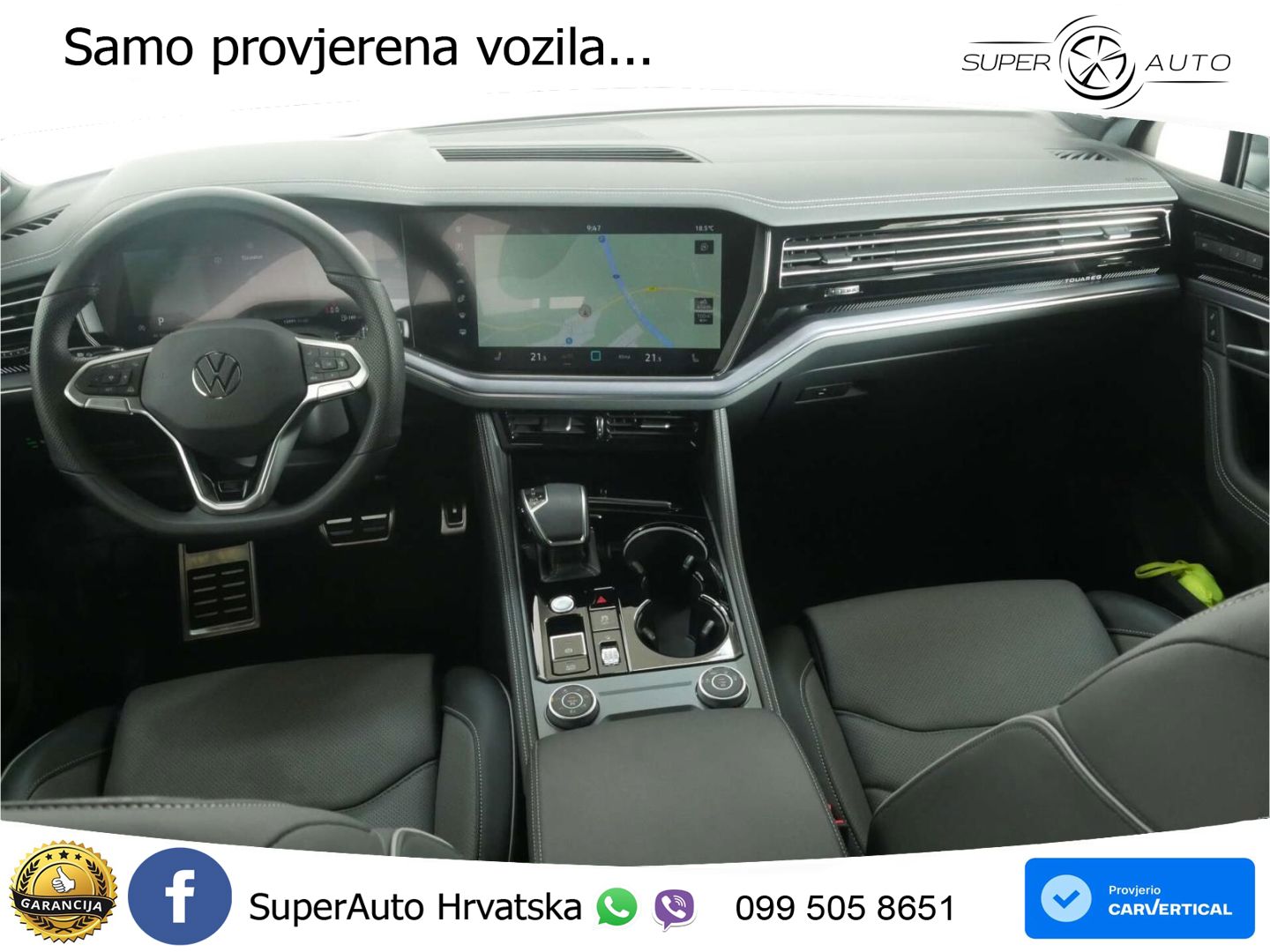 Volkswagen Touareg 3.0 V6 TDI (286 KS) 4MOTION Tiptronic ZRAČNI+ACC+GR SJED+KAM