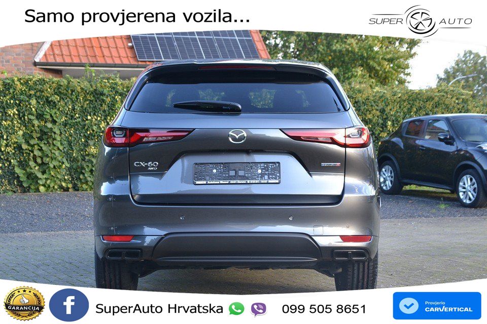 Mazda CX-60 3.3 e-Skyactiv D (254 KS) AWD Automatic LED+ACC