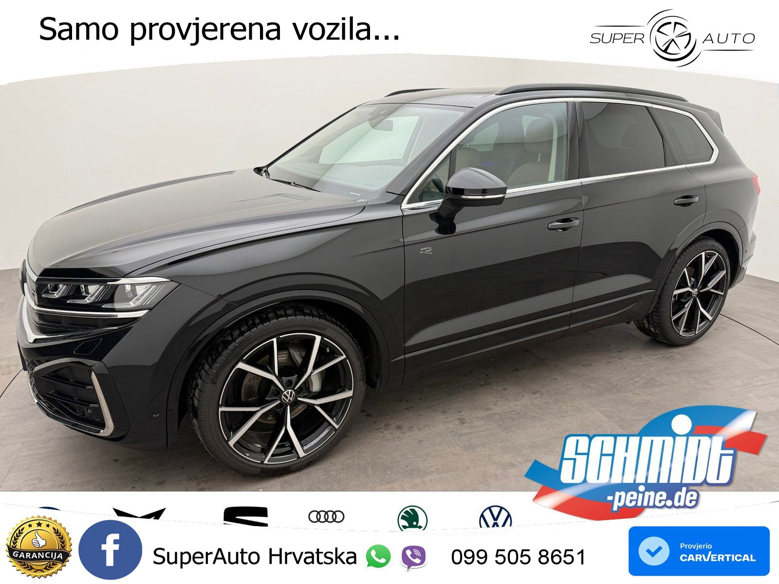 Volkswagen Touareg 3.0 V6 TDI (286 KS) 4MOTION Tiptronic ZRAČNI+ACC+GR SJED+KAM+PANO