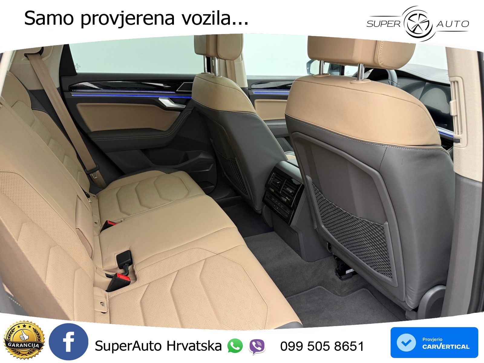 Volkswagen Touareg 3.0 V6 TDI (286 KS) 4MOTION Tiptronic ZRAČNI+ACC+GR SJED+KAM+PANO