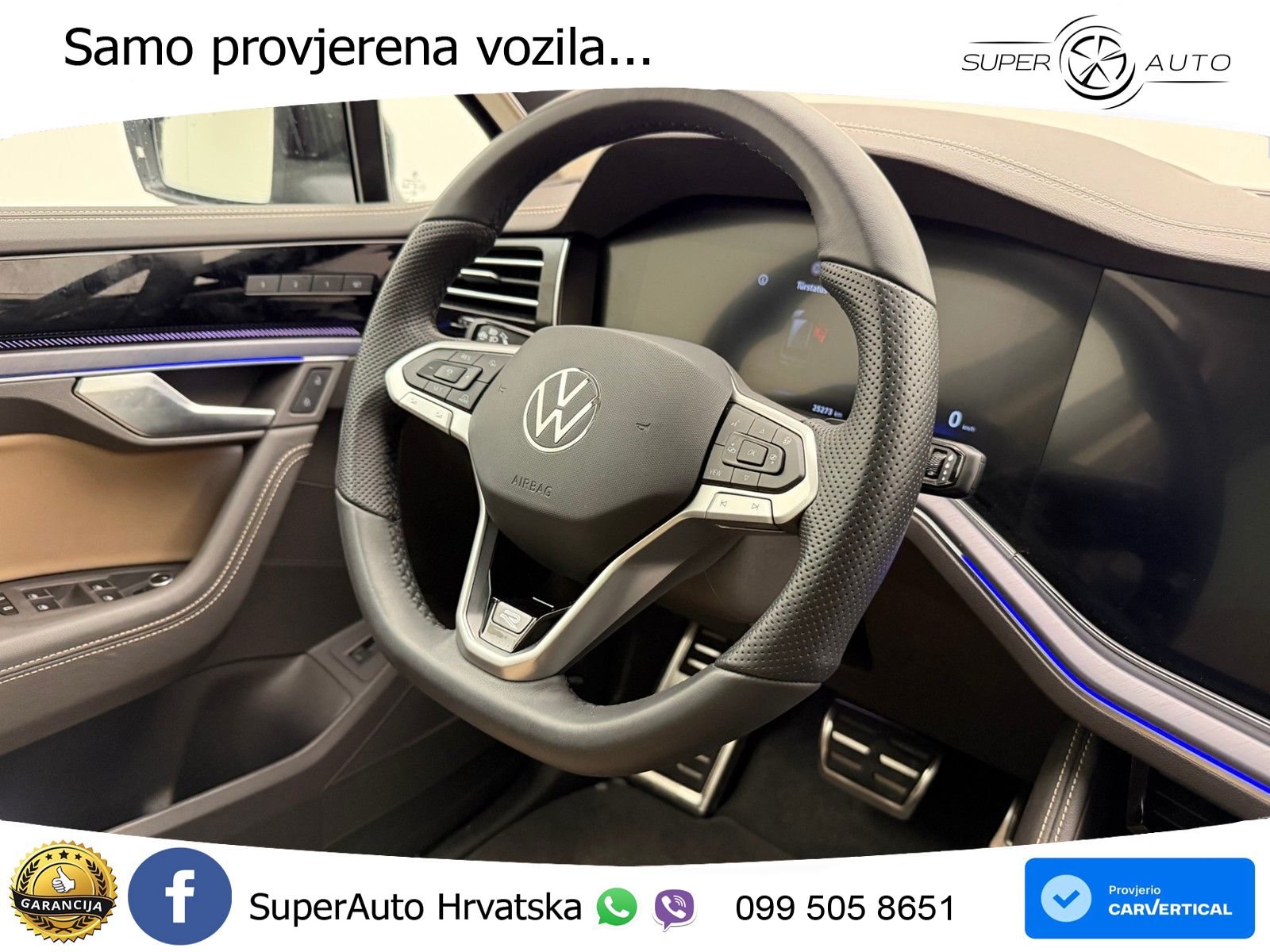 Volkswagen Touareg 3.0 V6 TDI (286 KS) 4MOTION Tiptronic ZRAČNI+ACC+GR SJED+KAM+PANO