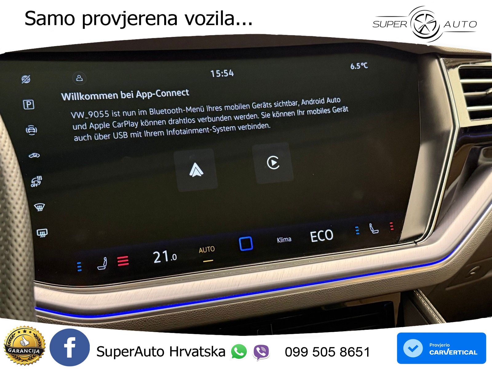 Volkswagen Touareg 3.0 V6 TDI (286 KS) 4MOTION Tiptronic ZRAČNI+ACC+GR SJED+KAM+PANO