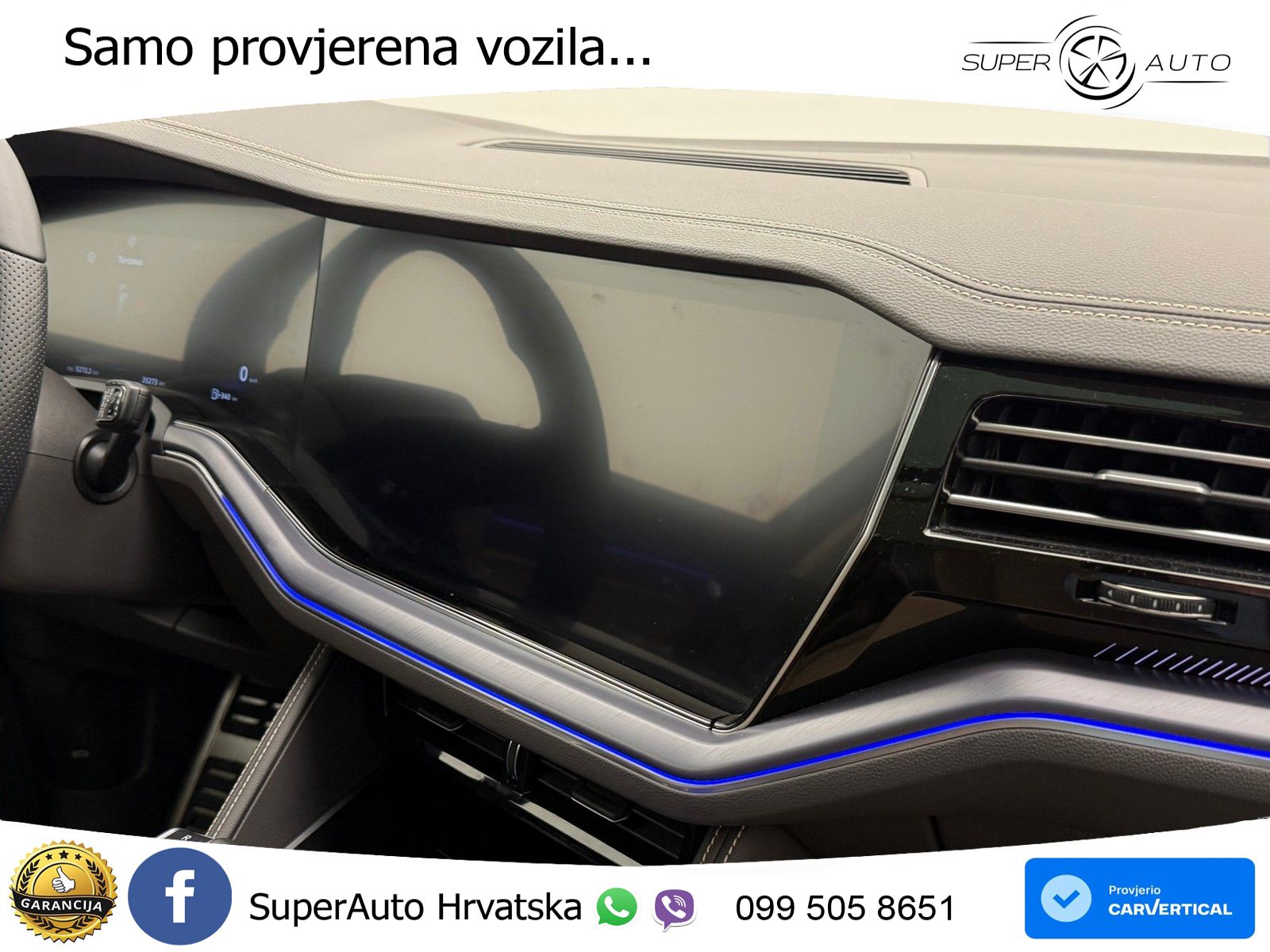 Volkswagen Touareg 3.0 V6 TDI (286 KS) 4MOTION Tiptronic ZRAČNI+ACC+GR SJED+KAM+PANO